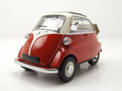 Produktbild von Minichamps 110024001 BMW Isetta 1955 rot weiß 1:18