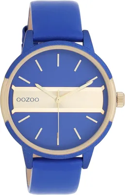 Immagine prodotto di Oozoo orologio da polso in pelle blu Orologi da donna analogici al quarzo UOC11154