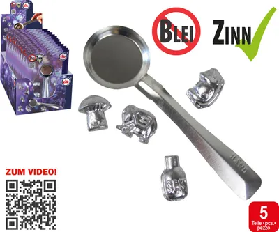 Produktbild von Zinn-Gießset 5-teilig