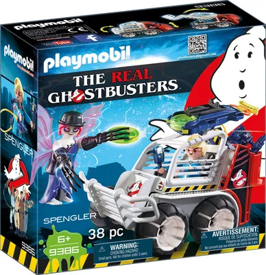 Produktbild von PLAYMOBIL 9386 The real Ghostbusters Spengler mit Käfigfahrzeug