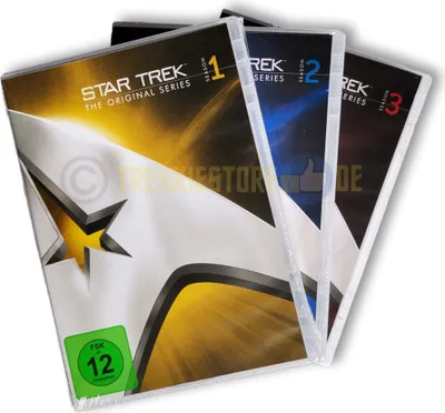 Produktbild von Star Trek - Raumschiff Enterprise - Staffel 1 -3 im Set - Deutsche Originalware [23 DVDs]