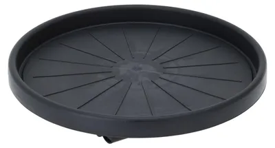 Image de Roulette en plastique pour plantes - diamètre 35 cm - anthracite, avec 4 roulettes