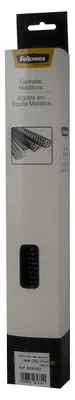 Immagine prodotto di Fellowes confezione da 25 spirali metalliche nere da 12 mm