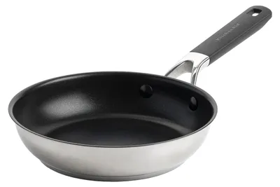 Produktbild von KitchenAid CC005702-001, Rund, Allzweckpfanne, Schwarz, Edelstahl, Keramik, Bakelit, Edelstahl, 28 cm
