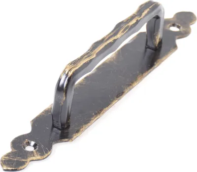 Produktbild von Aqbau® Türgriff Schmiedeeisen Handgriff Türklinke Torgriff Anschraubgriff "D" Gold