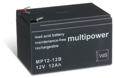 Image de Powery batterie au plomb (multipower) MP12-12B Vds