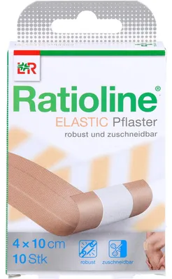 Produktbild von Ratioline elastic Wundschnellverband 4 x 10 cm, 1 St. Wundauflagen