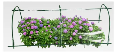 Produktbild von Gartenbogen für Hochbeete - Wachstumstunnel für Blumenbeete
