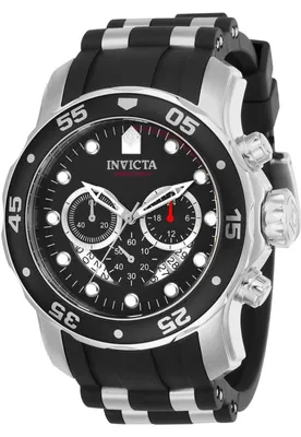 Obrázok produktu pre Invicta Pro Diver - SCUBA 21927 Pánske hodinky - Quartz strojček - Nerezová oceľ s čiernym ciferníkom - 48 mm