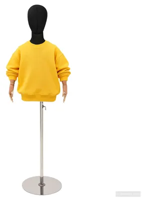 Obrázek produktu pro Nastavitelná figurína, výška 120-150 cm, s podstavou, unisex, černá barva