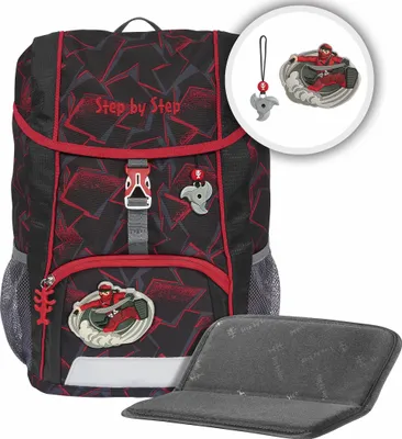 Produktbild von Step by Step-JUNIOR|Step by Step|hama KID Rucksack-Set Ninja Yuma , 3-teilig