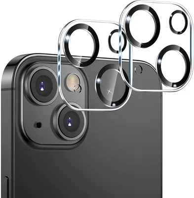 Produktbild von 2x Kamera Schutz Glas für iPhone 14 Plus Camera Kameraschutz Panzerfolie 9H