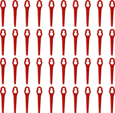 Produktbild von 40x Ersatzklingen für Rasentrimmer Rasenkantenschneider Nylonmesser Kunststoffmesser Ersatzmesser