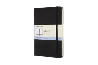 Produktbild von Skizzenbuch Medium 11,5x18cm 165g/qm 44 Batt Hardcover schwarz.
