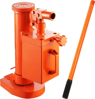 Produktbild von Hydraulischer Wagenheber - 5 t / 10 t Hebebühne - 25-230 mm Zehenhöhe - 370-570 mm Spitzenhöhe - 360° drehbarer Klauenwagenheber - für Maschinen und Industrie