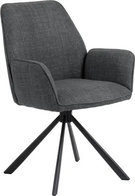 Produktbild von Actona Glenda, Gepolsterter Sitz, Stoff, Grau, Gepolsterte Rückenlehne, Stoff, Grau