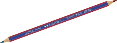 Zdjęcie produktu dla Faber-Castell 116000 Ołówek kolorowy niebieski, czerwony 12 szt