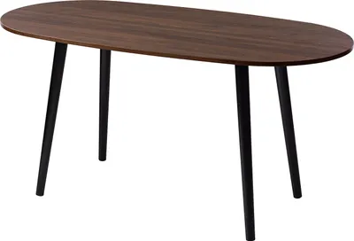 Produktbild von home24 Esstisch Oval - Walnuss Nachbildung