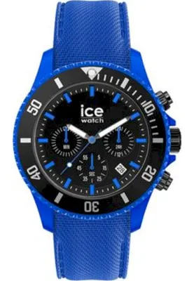 Produktbild von Ice-Watch 019840 ICE chrono neon blue L Uhr Herrenuhr Datum blau