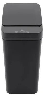 Produktbild von Mülleimer mit Sensor - Automatischer Abfalleimer - 12 l - Deckel - ABS/PP - Schwarz - Für Küche, Bad und Schlafzimmer