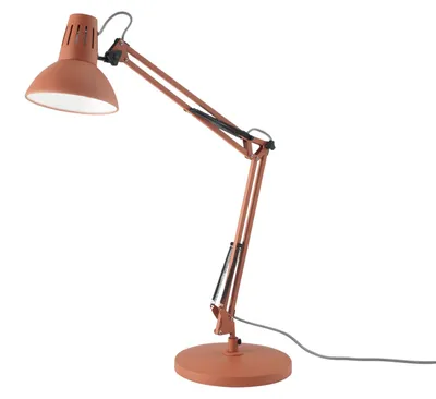 Obrázek produktu pro Nastavitelná stolní lampa ARTIFEX z kovu v oranžové barvě