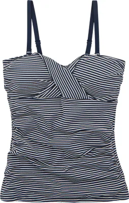 Produktbild von Regatta - "Aceana III" Tankini-Oberteil für Damen RG11413 (40 DE) (Marineblau/Weiß)