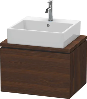 Produktbild von Konsolenunterschrank L-CUBE 400x620x477mm nussbaum gebürstet nussbaum gebürstet