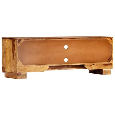 Image de vidaXL Armoire TV 118x30x40 cm bois massif acacia