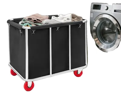 Produktbild von Wäschewagen, langlebige Konstruktion, einfache Mobilität, GELB