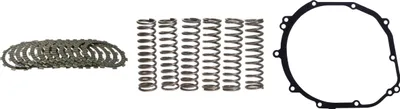 Immagine prodotto di Set frizione per Kawasaki ZX-12R 1200 A Ninja, anno di produzione 2000: dischi frizione, molle frizione e guarnizione del coperchio frizione di Pamoto - Nuovo