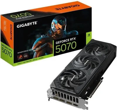 Produktbild von Grafikkarte, Gigabyte GeForce RTX 5070, Windforce OC SFF, 12GB