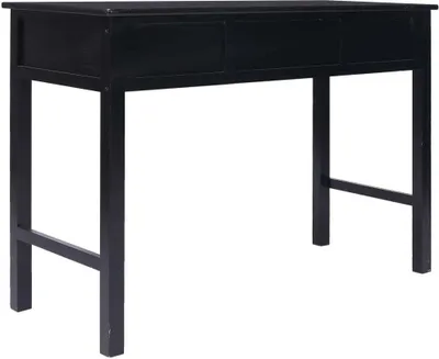 Obrázek produktu pro vidaXL Psací stůl černý 110 × 45 × 76 cm Dřevo
