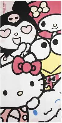 Produktbild von Hello Kitty and Friends Mikrofaser-Strandtuch