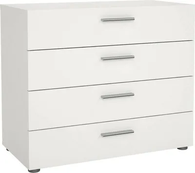 Obrázok produktu pre TYHJA Komoda so 4 zásuvkami - biela - š 70 x h 40 x v 75 cm