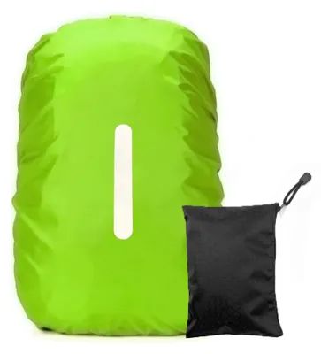 Produktbild von Wasserdichter Regenhülle für Rucksack, Größe M (40-50 Liter), Grün
