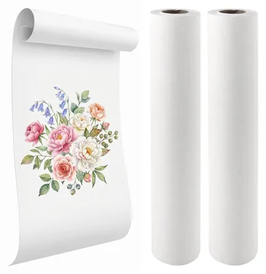 Zeichenpapier-Rolle 44 cm x 30 m, 2 Stück, weiß