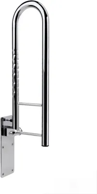 Produktbild von FRELU Stützklappgriff - Edelstahl - 600-850mm - Fingergriff - 120kg, Ausführung:850mm