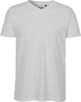 Produktbild von Neutral O61005 | Herren V-neck T-Shirt - Farbe: Sports Grey - Größe: L