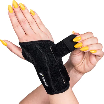 Image de FIT4MED | Orthèse de poignet ouverte Fit4med - Noir - Taille Xl - Stabilisation - Support de poignet