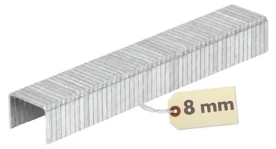 Produktbild von Tackerklammern Typ 50 Heftklammern Handtacker Klammer Tackernadeln Stahlklammer Tacker Klammern T-50 verzinkter Stahl Heft Klammern Flachdrahtklammern 8 mm 5000 St