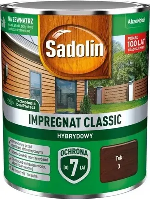 Produktbild von Sadolin Classic Hybrid Holzschutz Teak 2,5L 7 Jahre