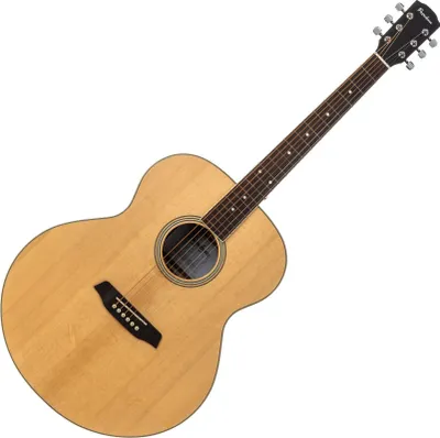 Image de Pasadena PJ-250 Open Pore Natural Jumbo Acoustic Guitar