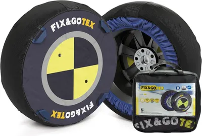Zdjęcie produktu dla 4x4 XTREM - Nakładki na opony zimowe, rozmiar M1, pasujące do opon o wymiarach: 215/15, 215/80/15, 225/75/15, 195/16, 195/80/16, 205/16, 205/80/16, 215/75/16, 225/70/16, 225/65/17