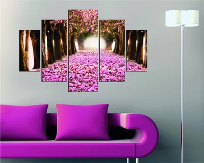 Obrázok produktu pre Wallity, ST106- MIR2906, farebný, plátno, 92 x 56 cm, 100% MDF (hrúbka: 3 mm)