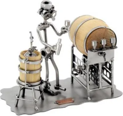 Immagine prodotto di Omini in metallo "Winzer" – Figurine in metallo realizzate a mano per gli amanti del vino