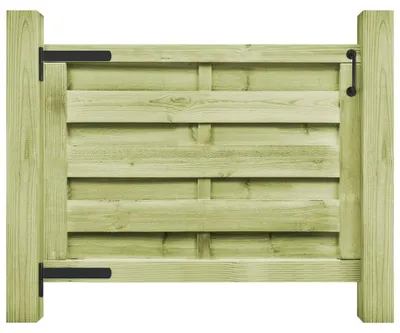 Productafbeelding van Tuinpoort Geïmpregneerd Grenenhout 100 x 75 cm Groen