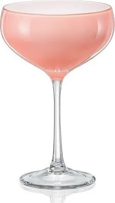 Produktbild von Sektschale Sektgläser Coupe Praline Cherry rosa Kristallgläser 180 ml 4er Set Bohemia Crystalex
