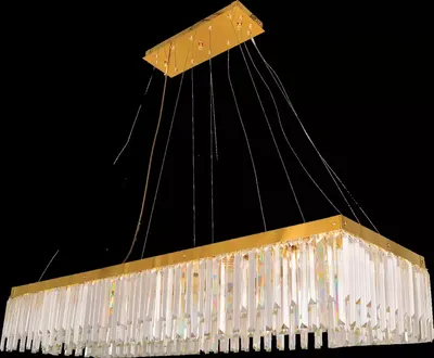 Obrázek produktu pro Lustr lustr osvětlení lampa křišťálová stropní lampa zlatá