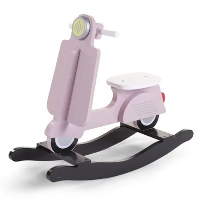 Produktbild von CHILDHOME Schaukelroller Scooter Rosa und Schwarz CWRSP