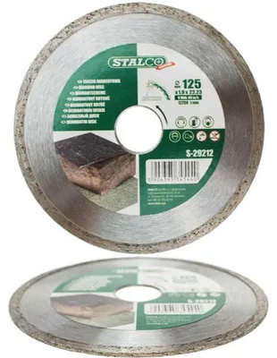 Obrázok produktu pre Diamantový kotúč STALCO 125 x 1,9 x 22,23 mm S-29212